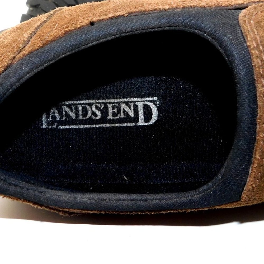 Lands End Brown Suede All Weather Slip-on Casual Loafer - Picture 8 of 10